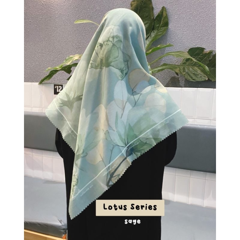 Jilbab segi 4 lotus series Wali Barokah