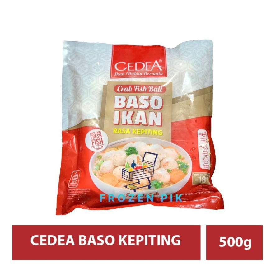 

Cedea Baso Ikan Rasa Kepiting 500Gr