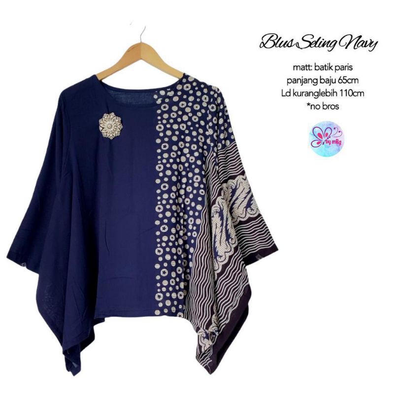 BLUS WANITA | BLUS BATIK KATUN PARIS CLASIC
