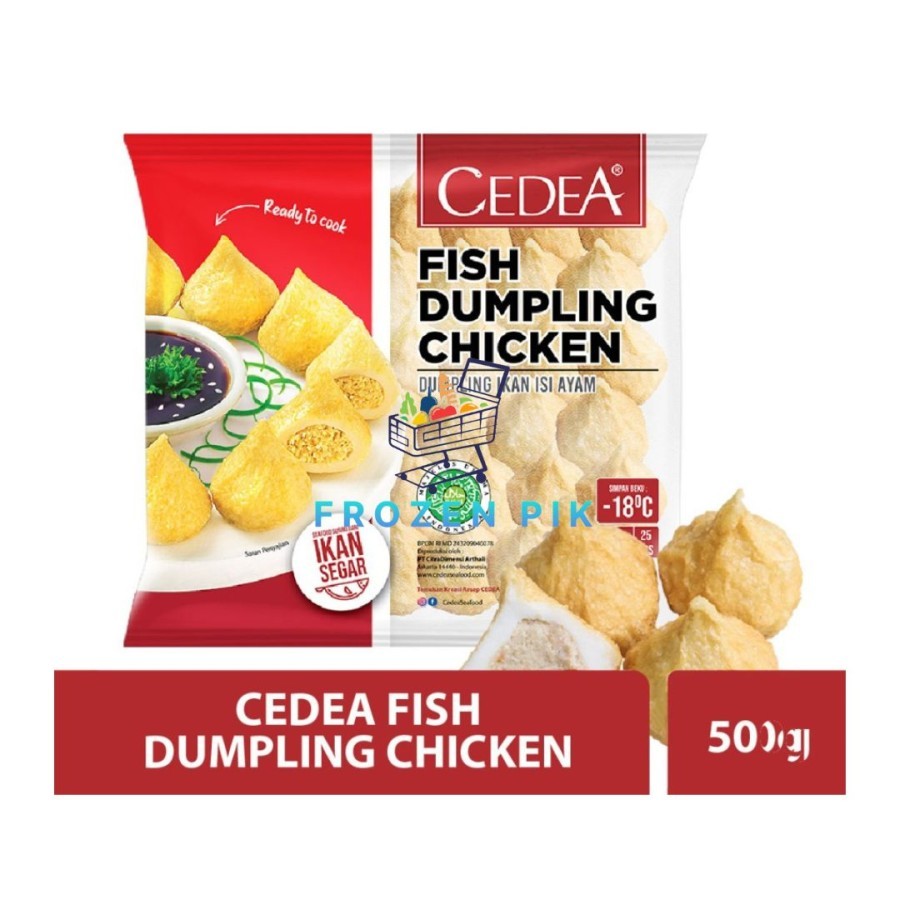 

Dumpling Bakso Ikan Isi Ayam Cedea 500Gr