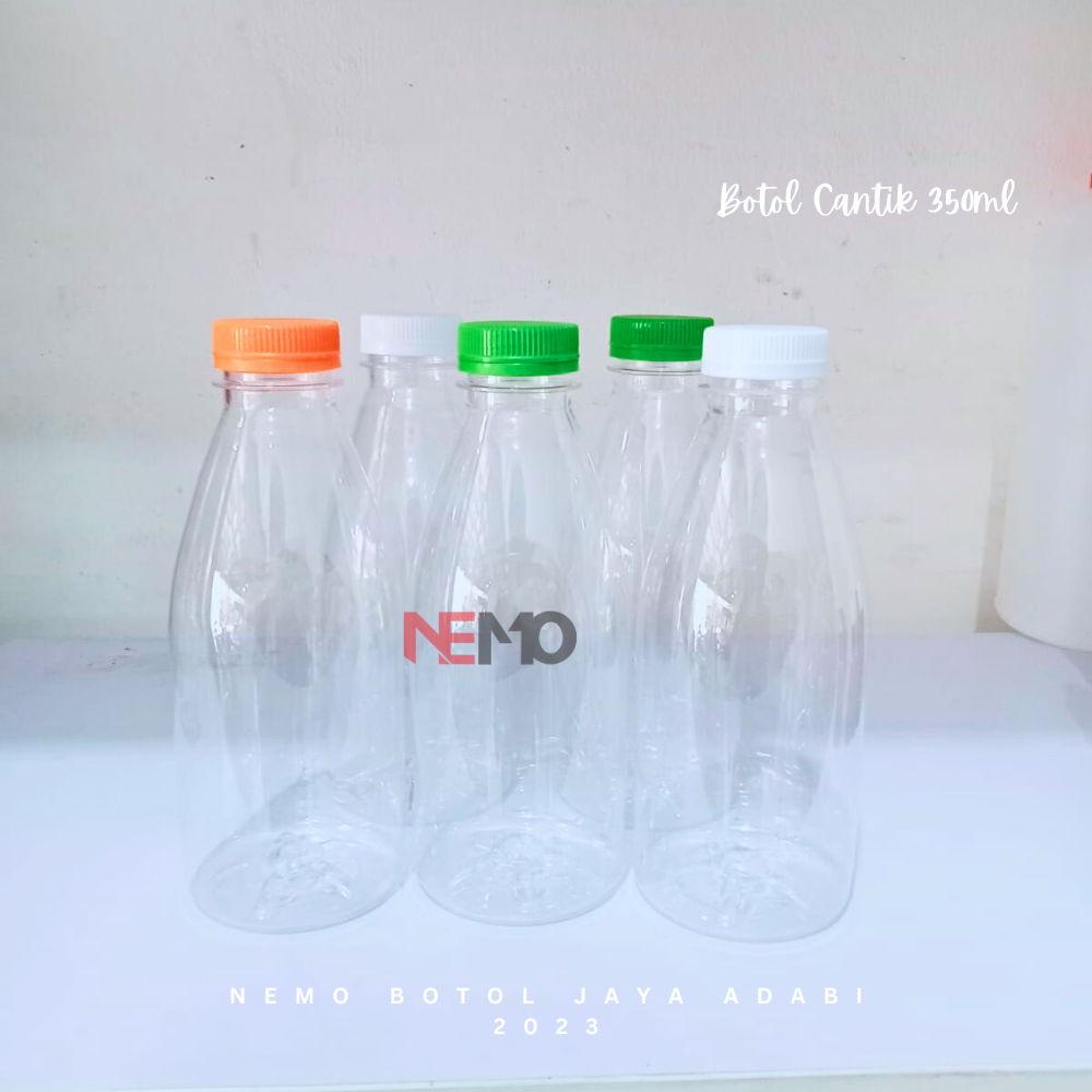 Botol Cantik 350ml Tebal | Botol Plastik Valencia 350ml Tebal