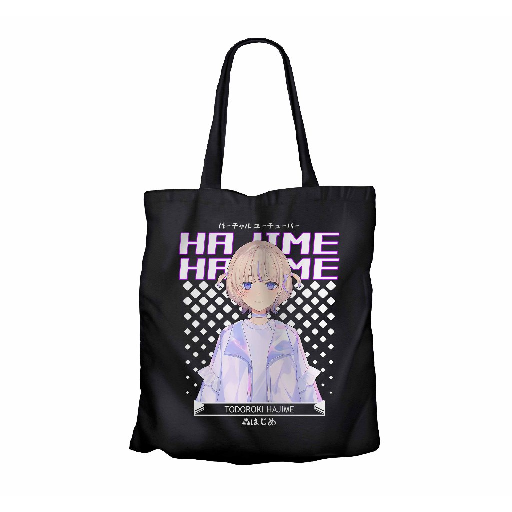 Tote bag infinite anime vtuber TODOROKI HAJIME - HOLOLIVE JP material canvas