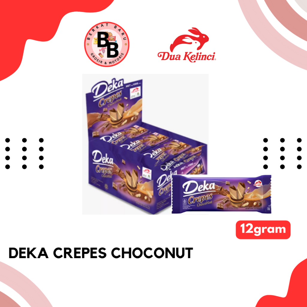 

[BB SNACK] Deka Crepes snack box 12gram HARGA PER BOX ISI 12PCS