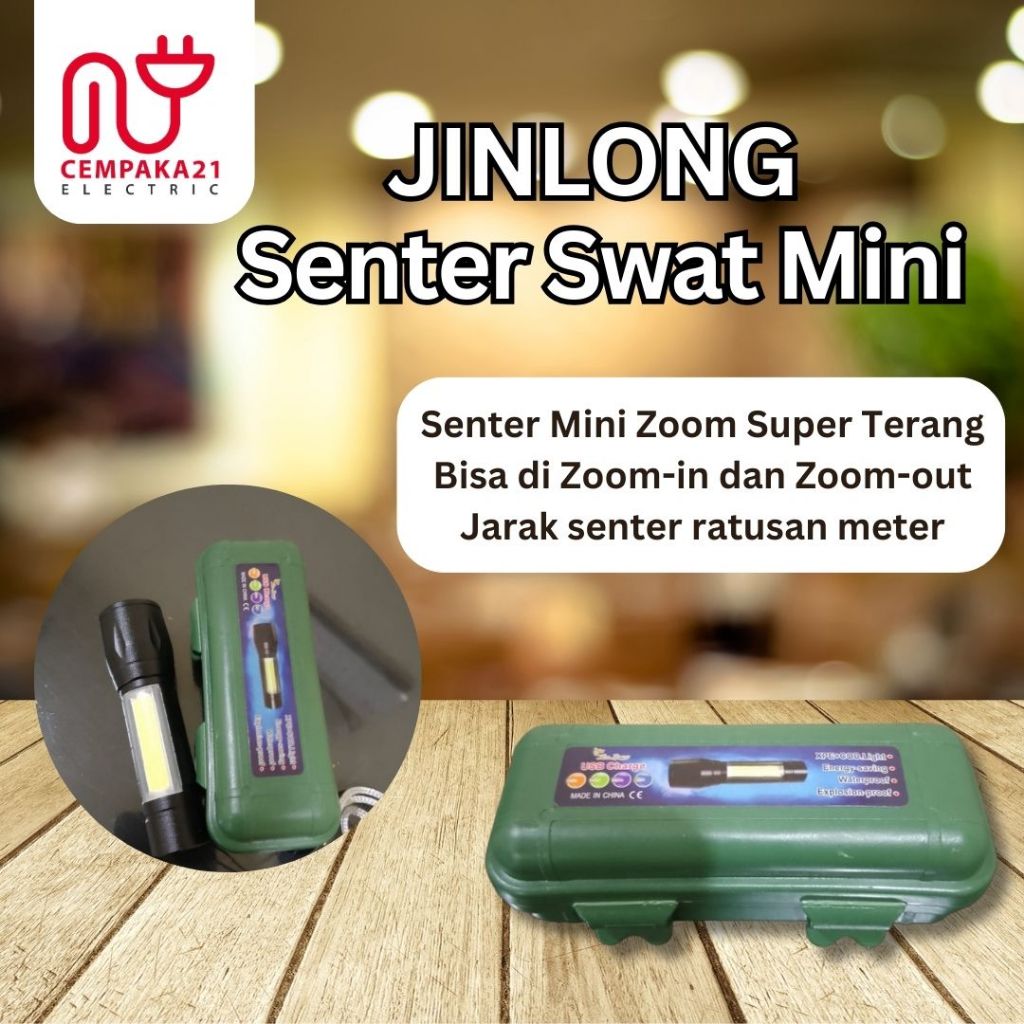 Jinlong Mini Senter USB/ Senter Mini