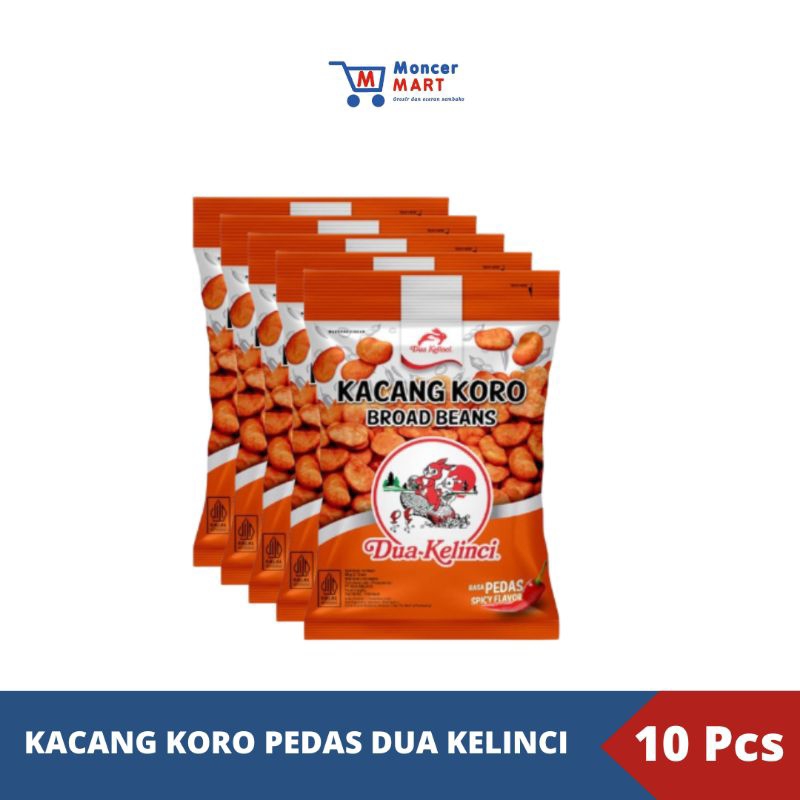 

Kacang Koro Dua Kelinci Pedas Renceng Isi 10 Pcs