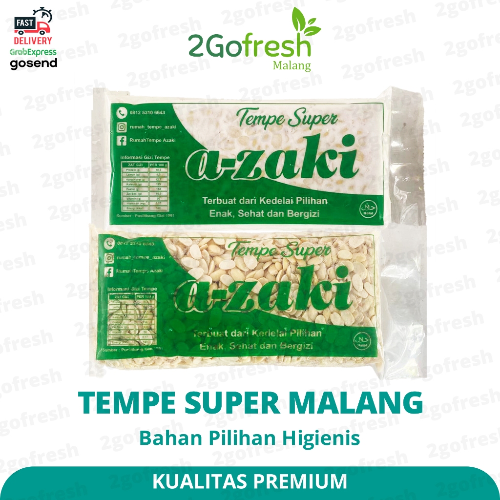 

Tempe Kedelai Super Premium Khas Malang Fresh - Sayur Sayuran