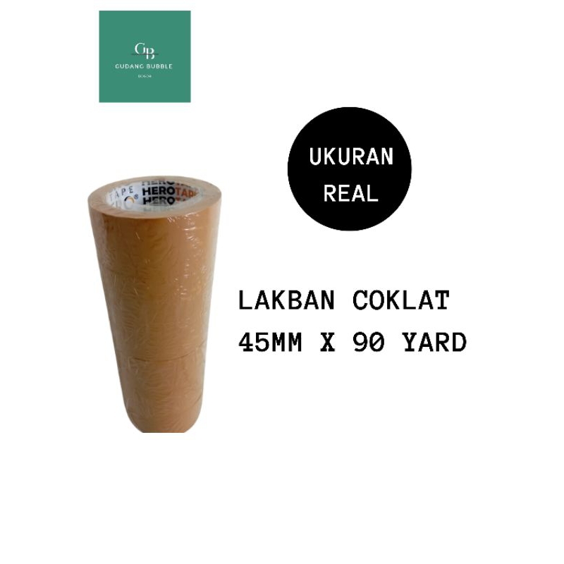 

LAKBAN COKLAT 45MM X 90YARD - 6PCS