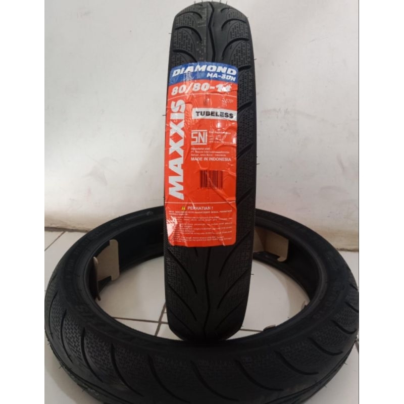 Ban tubles MAXXIS 80/80-14 DAN 90/80-14 TUBLES DIAMOND