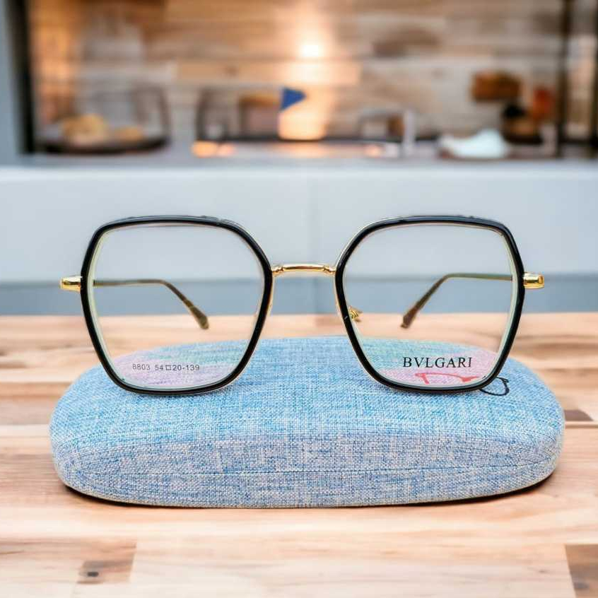 Kacamata Wanita Segi Enam Besar Trendy Antiradiasi Photocromic