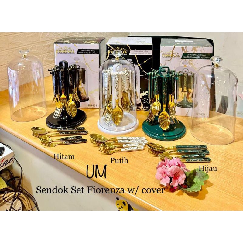 Fiorenza - Sendok sett gantung marmer.