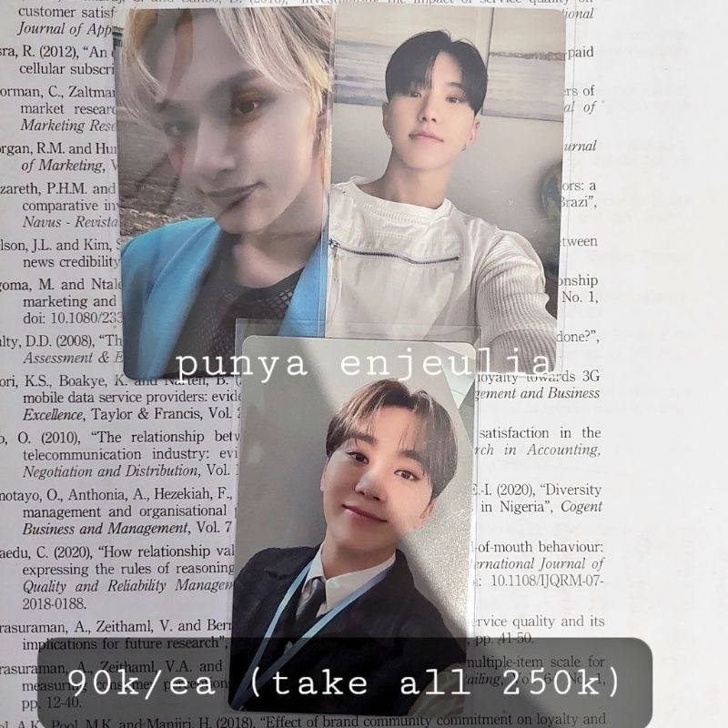 Photocard / PC Seventeen Lucky Draw FML M2U Records jun hoshi seungkwan