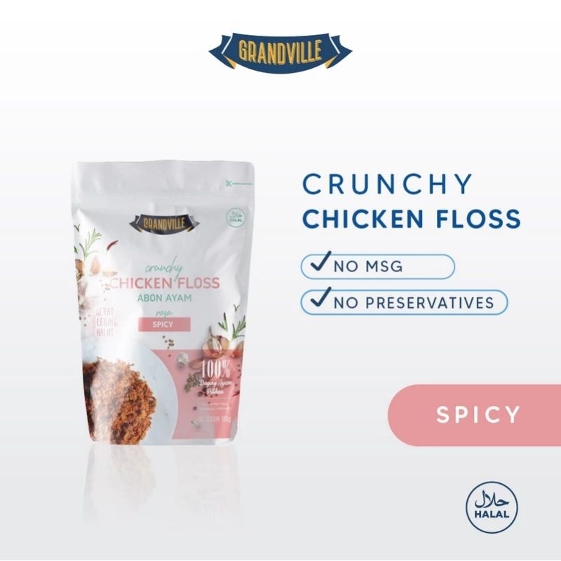 

Grandville Abon Ayam Spicy | Crunchy Chicken Floss Spicy
