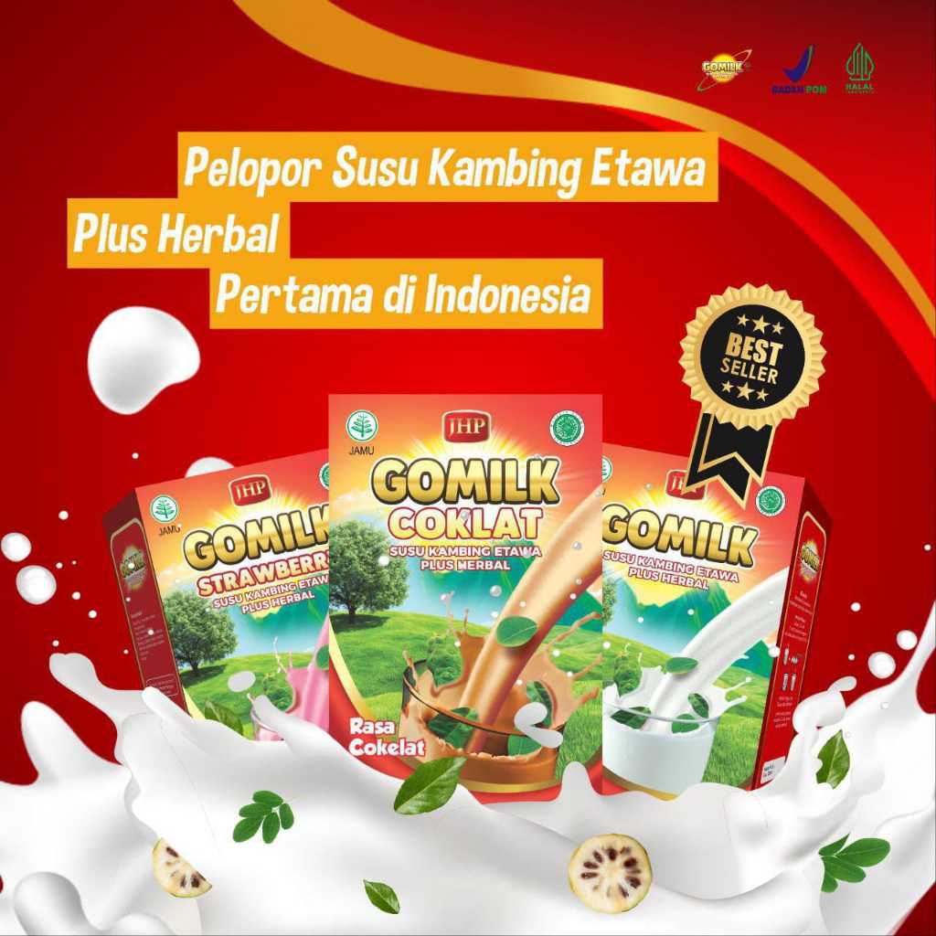 

GOMILK Susu Kambing Etawa Plus Herbal 100% ORI