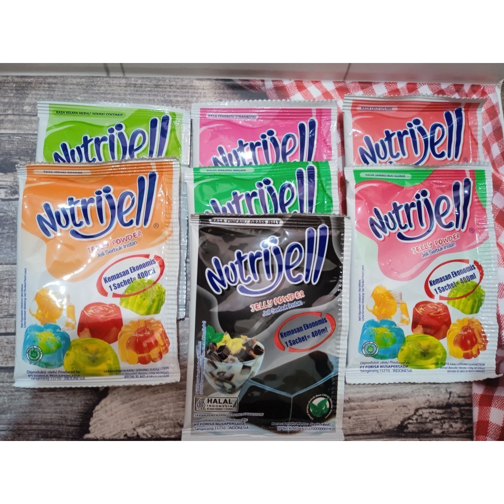 

Nutrijell Jelly Powder / Nutrijel Jeli Serbuk Instan Pak