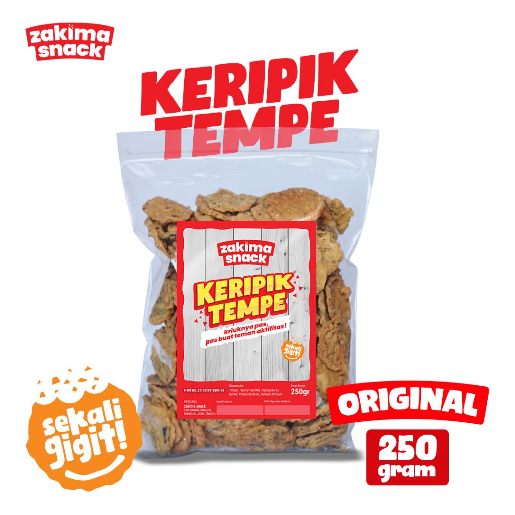 

Keripik tempe mini/mungil bulat goreng original cemilan keripik tempe 250g