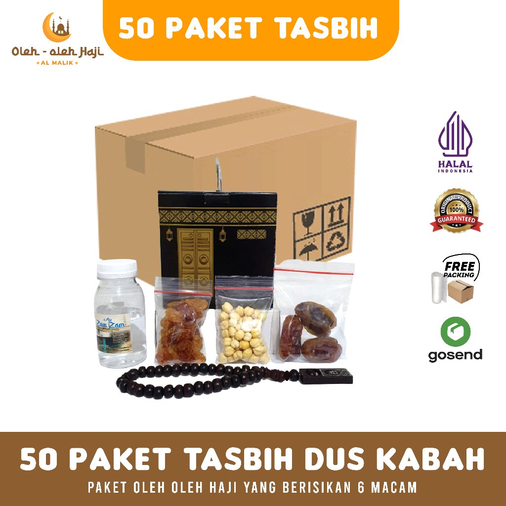 

paket oleh-oleh haji dan umroh dus kabah 50pcs