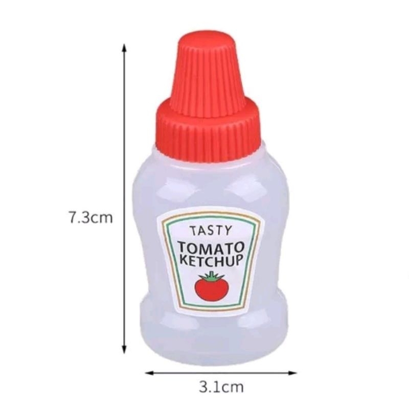 wadah saos bekal anak bento lucu gemesh unyu tomat