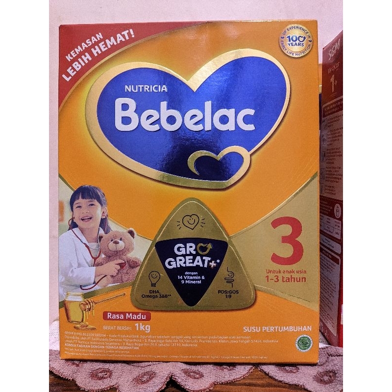 bebelac 3 grogreat+ varian madu 1KG