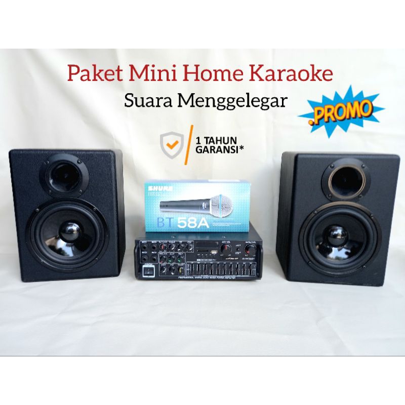 Paket Home Mini Karaoke Termurah Suara Menggelegar