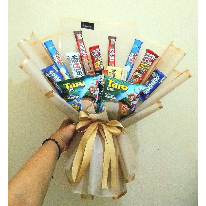 

buket snack murah/buket snack cantik/gift snack