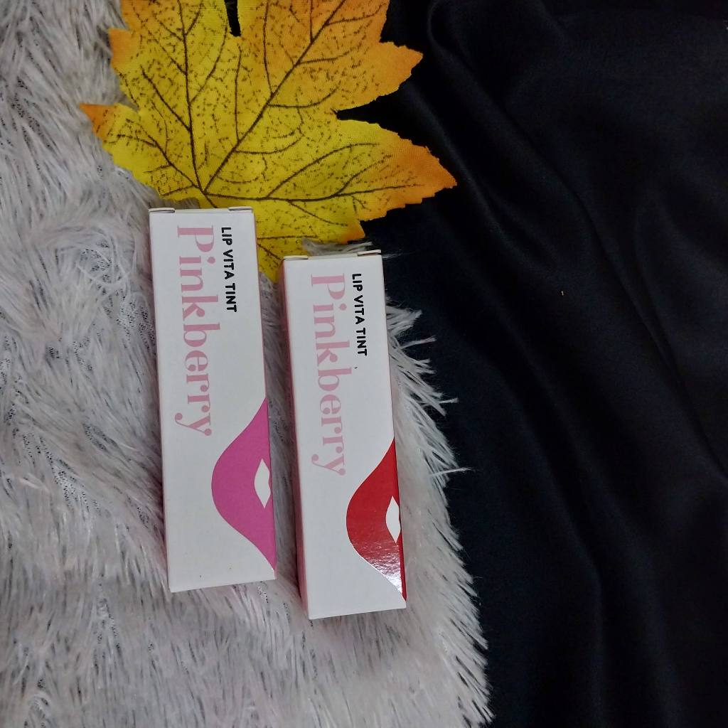 Lip tint pinkberry tahan lama 4gr BPOM/Pinkberry Lip vita tint 4gr/liptint murah tahan lama/lipstik 