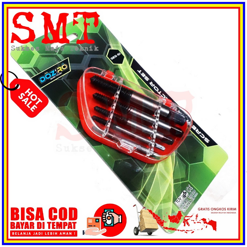 Doziro Hand Tap Balik 5pcs Alat Tap Balik Multifungsi