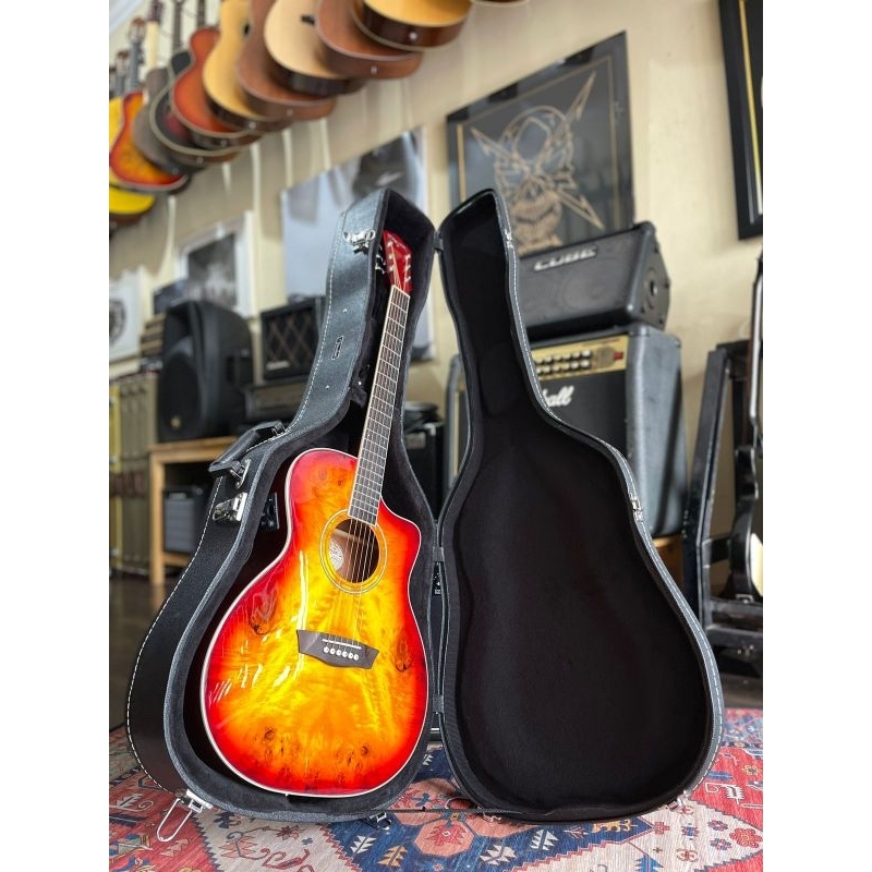 Hardcase akustik model gitar apx pabrikan