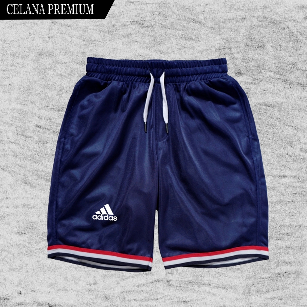 Celana Pendek Pria Dewasa Adidas/Celana Pendek Kain Barcelona/Celana Pendek Pria Jumbo/Celana Pendek