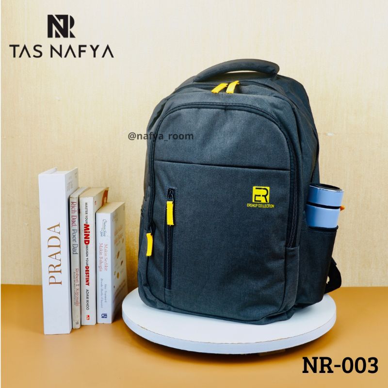 Tas Ransel Seminar Diklat / Tas Kantor / Tas Pelatihan / NR003 Hitam / Souvenir Seminar / Seminar Ki