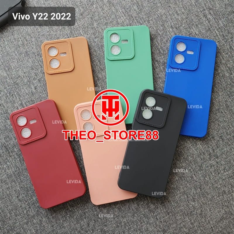 VIVO Y22 2022 CASE PRO CAMERA MACARON WARNA VIVO Y22 2022