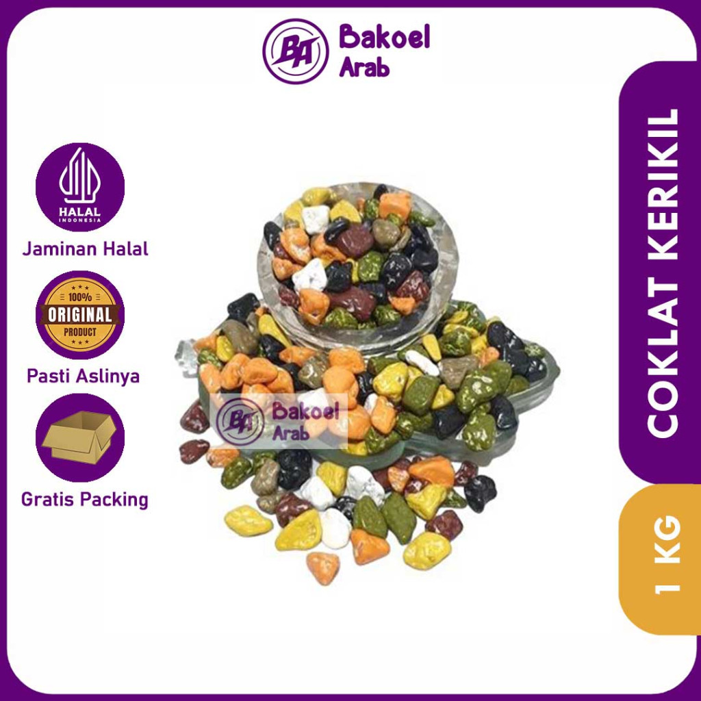 

Cokelat Kerikil Kualitas Premium 1Kg Stone Chocolate Rock Coklat SebagaI Mood Booster Oleh Oleh Haji Umroh Souvenir Pernikahan