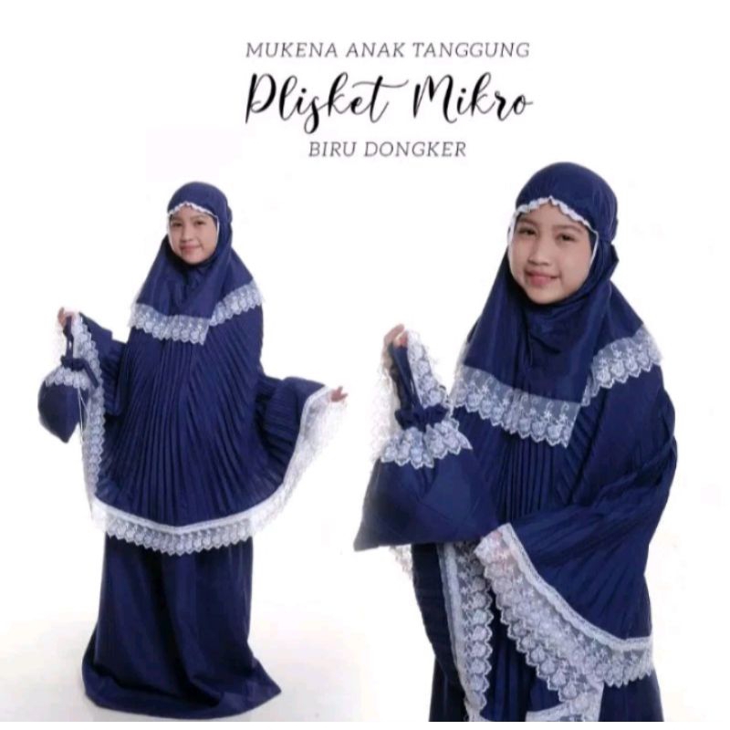 mukenah plislet anak 6-12 tahun terbaru 2024 / mukena anak perempuan / mukenah anak 10 tahun / muken
