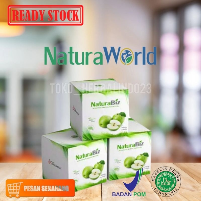 

Suplemen_Naturabiz Minuman Serbuk Pelangsing Rasa Apel Naturaworld