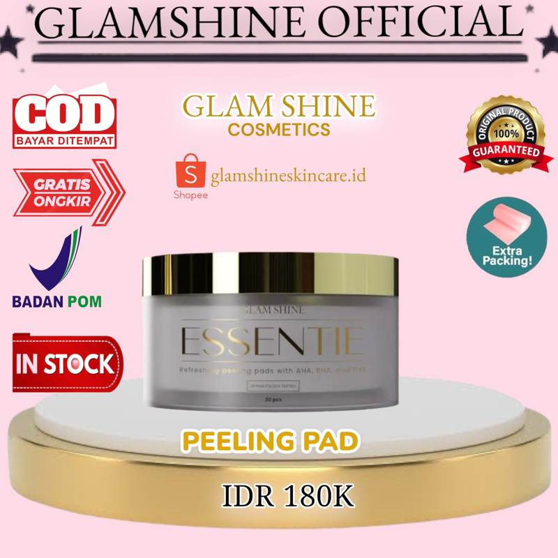 Peeling Pad Glamshine Glamshineofficial Glamshine official store Glame shine Glameshine Skincare Cos