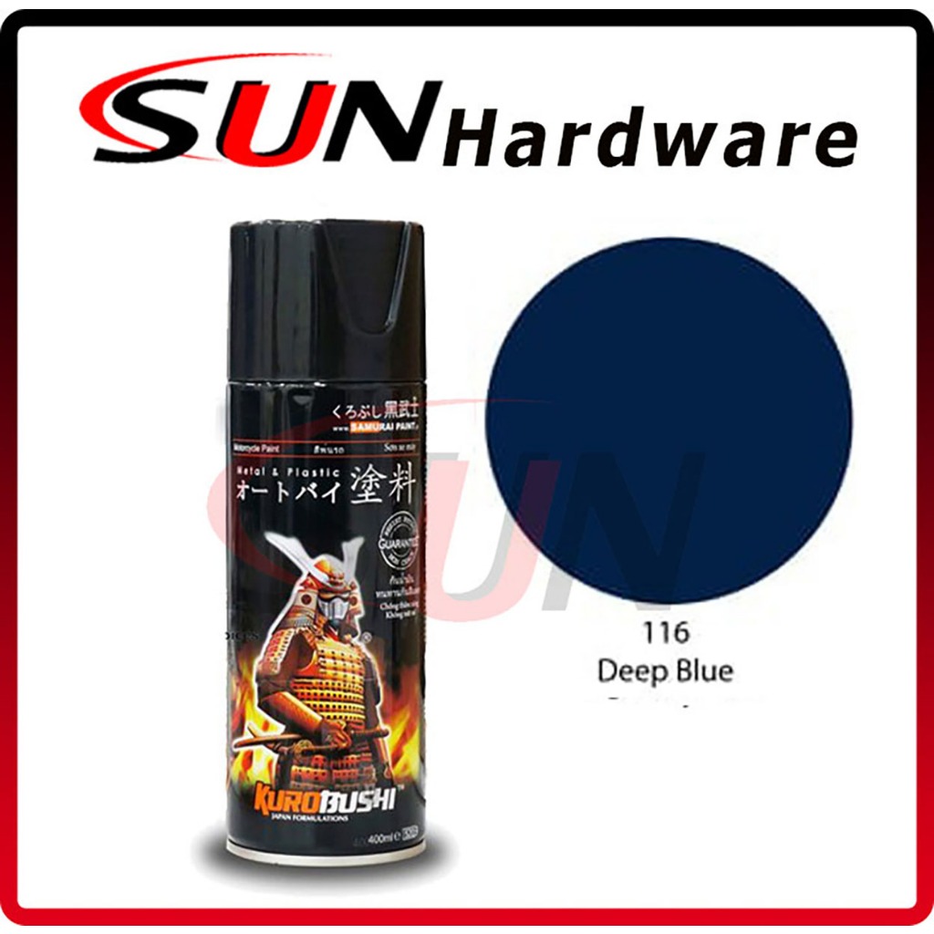 Pilox Samurai 400 ml Deep Blue 116 Pilox Pylox Biru Tua Mengkilap