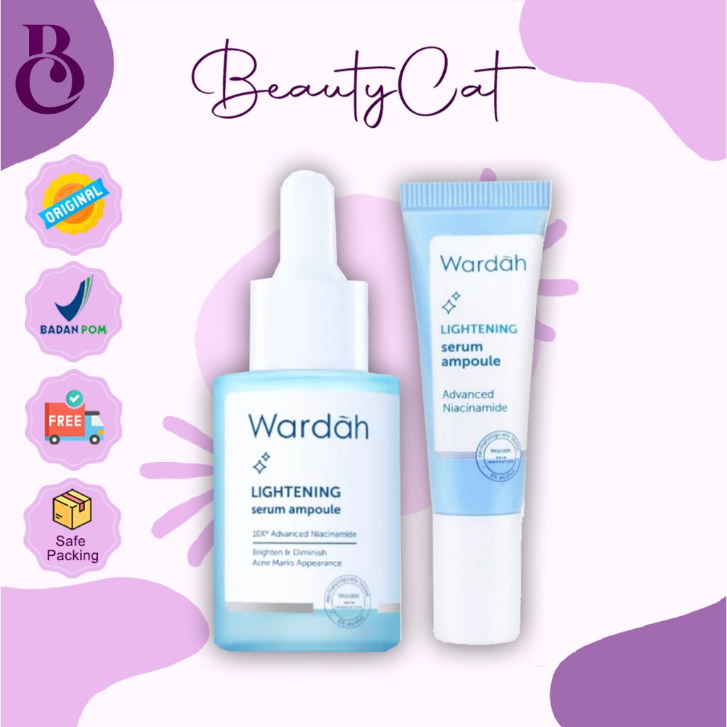 Beautycat - Wardah ampoule serum lightening 8ML | Wardah ampoule serum lightening 30ml
