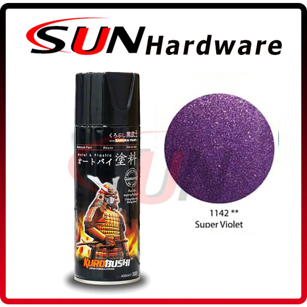 Pilox Samurai 400 ml Super Violet 1142 Pilox Pylox Metallik Ungu Gloss