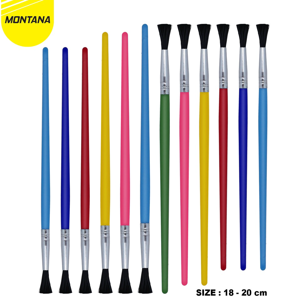 

Stok Banyak MurahMurahATK Art Brush Set Alat Lukis Kuas Cat Air Minyak Acrylic /TBS 1-12