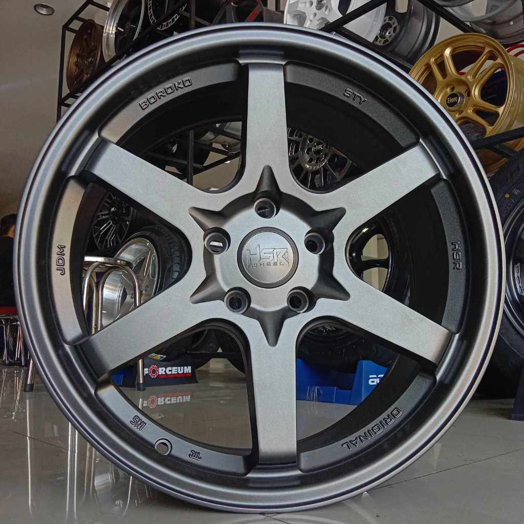 Velg ring 18 baut 5 mobil innova terios crv hrv ertiga rush civic dll velg model te37