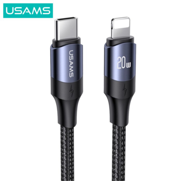 Dijual USAMS U71 Kabel Data Fast Charging Type C to Lightning 20W - 2M Diskon