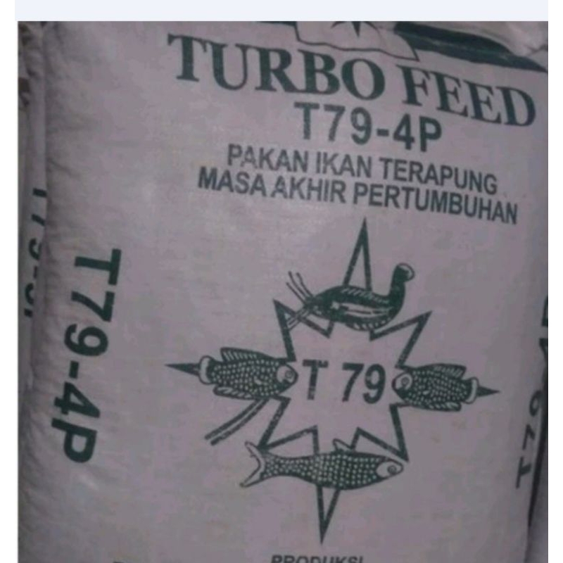 Pelet Ikan/Pakan Ikan Turbo Feed T79-4P (4mm) Repack 1 kg