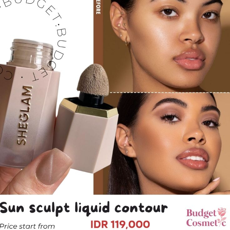 Harga MiringZz6Z0 bronzer SHEGLAM SUN SCULPT LIQUID CONTOUR DUPE ELF HALO GLOW BEAUTY WAND CHARLOTTE