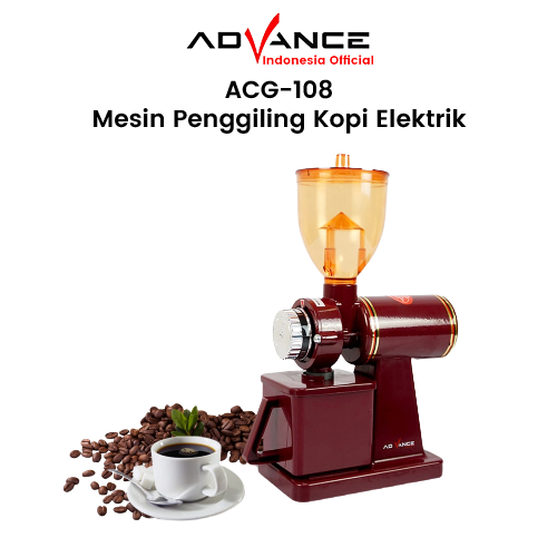 Advance Mesin Giling Kopi ACG-108 Coffee Maker Grinder Elektrik Otomatis Listrik