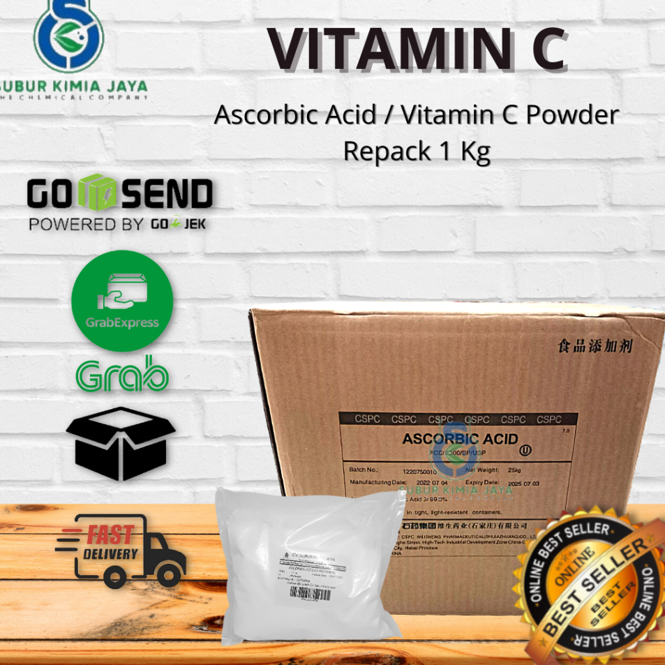 

DKTS7850 Ascorbic Acid Ex Weisheng / Vitamin C Powder Food Grade 1 KG