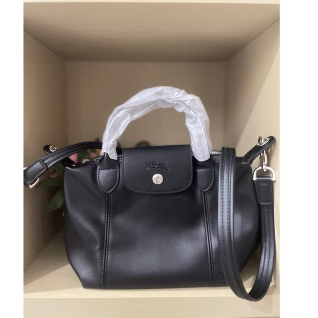 Longchamp Cuir Black Mirror COSMO BUTIK
