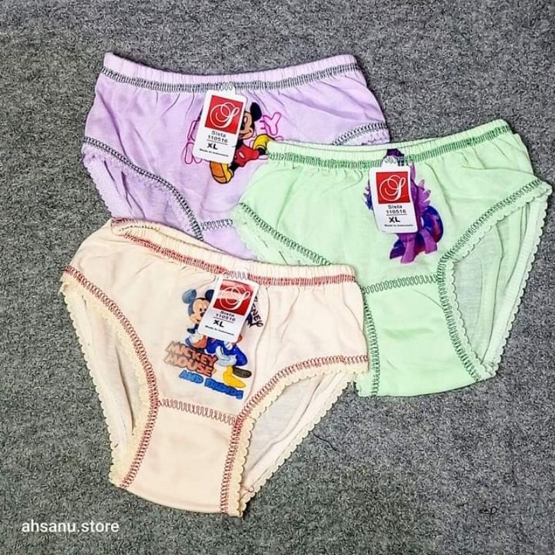 CD katun anak perempuan 3-5 tahun