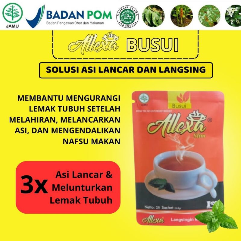 

Teh Herbal Pelangsing Allexa Busui