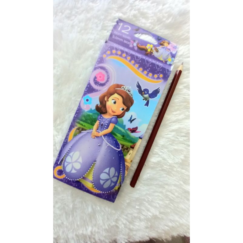 

Pensil warna gambar karakter 12 Warna