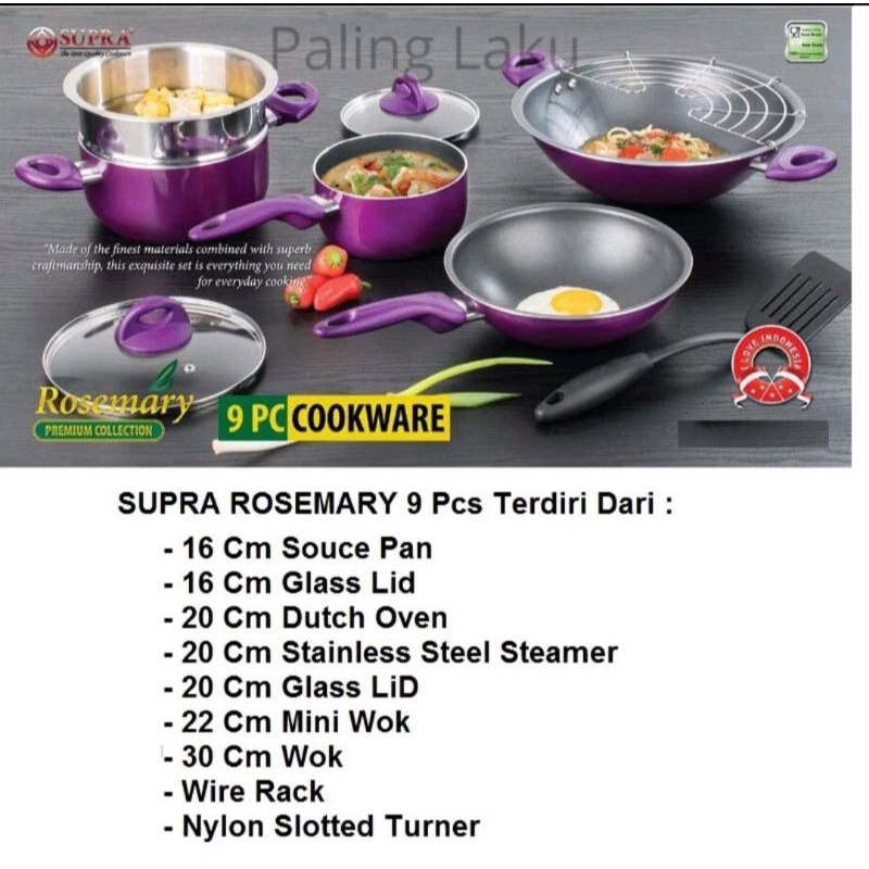 Supra set 9 Cookware