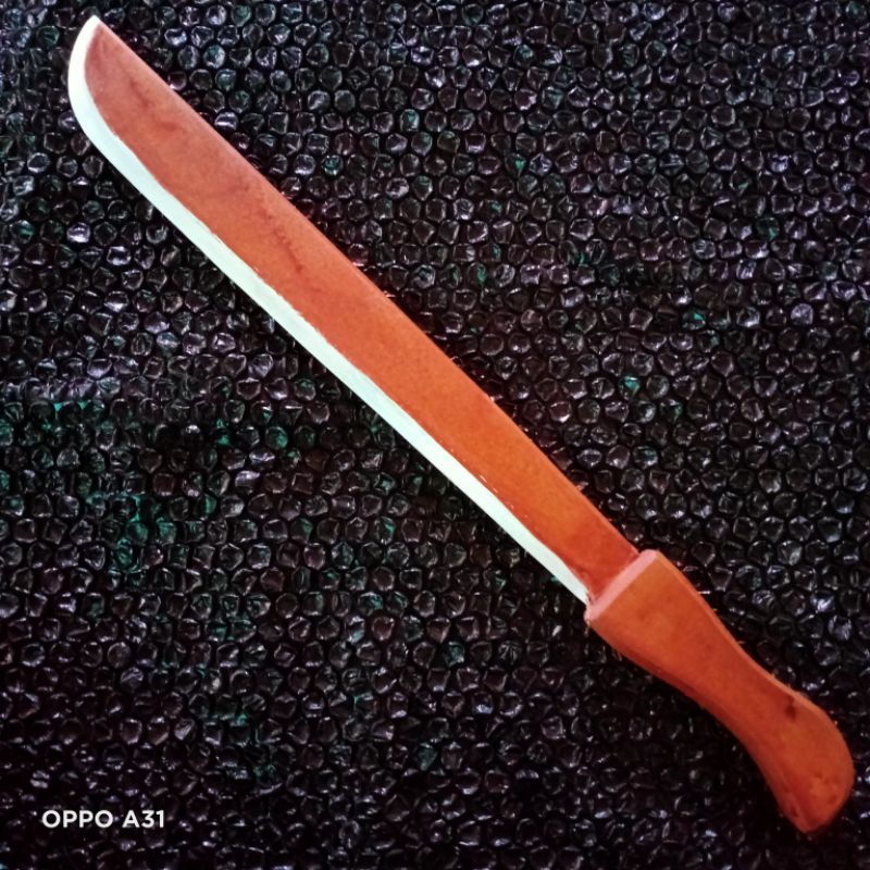 GOLOK kayu mainan latihan olahraga beladiri/miniatur GOLOK kayu peraga bela diri/Golok